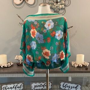 Max Edition Striped/Floral Multicolor Top